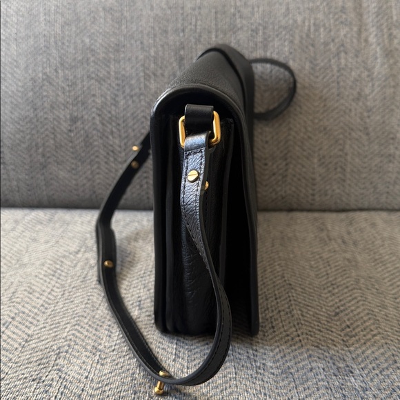 Marc By Marc Jacob Black Pebbled Leather Shoulder Bag - Picture 3 of 13